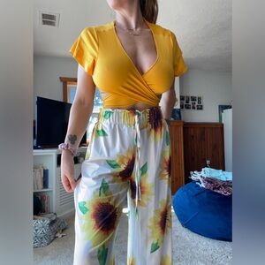2 PIECE Sunflower pant set